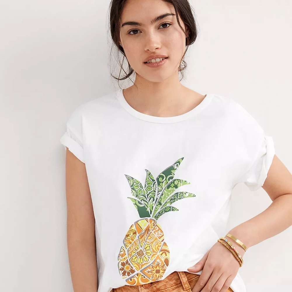 Women’s Anthropologie Farm Rio Pineapple Tee